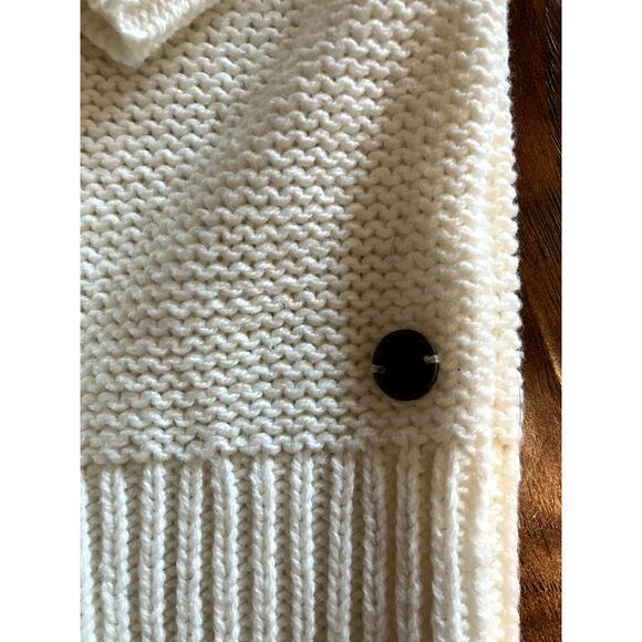 ROXY Choose To Shine Sweater Chunky Cable Details Size XS BEACHY SURFER GIRL - Picture 4 of 6